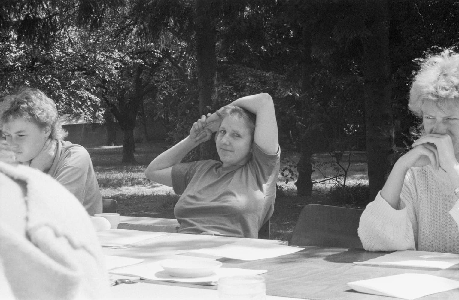 Preparation Seminar in Kladow -Three people are sitting at the table